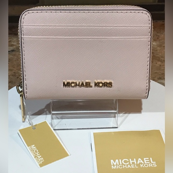 NWT Michael Kors Leather Compact Card Wallet ๐๐๐ธ - Picture 14 of 17